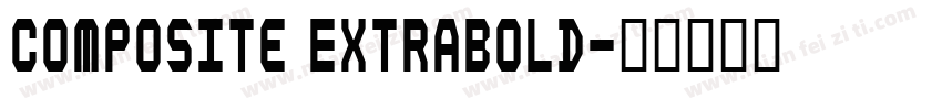 Composite ExtraBold字体转换